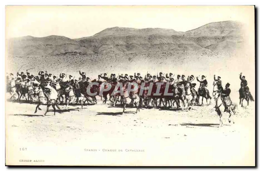 Carga de Cavalaria — Espanha — Grisier Algèbre, n°167 - Frente