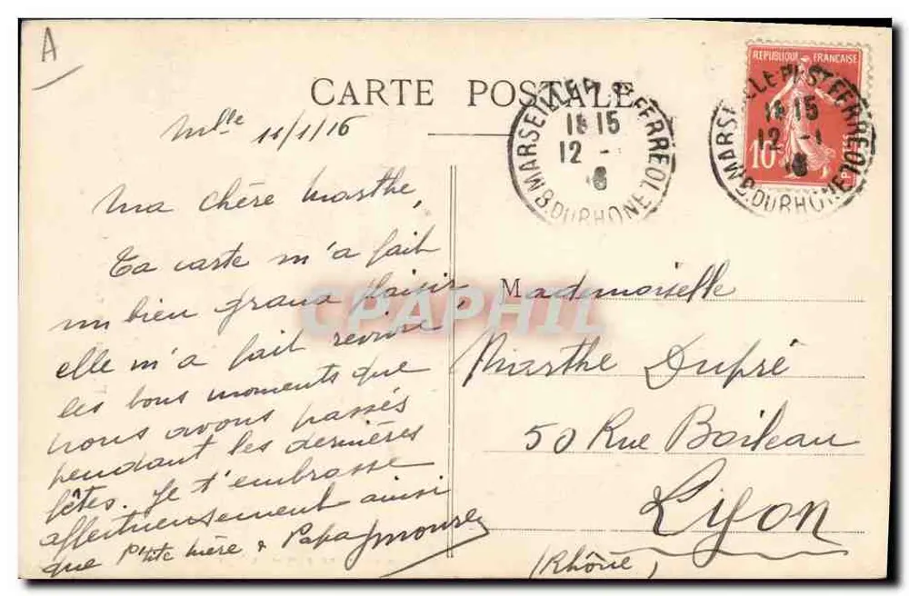 Bruder und Schwester — Alaska. — Phototypie Levenq & Cottin, 9, rue Tronchet, Lyon - Rückseite