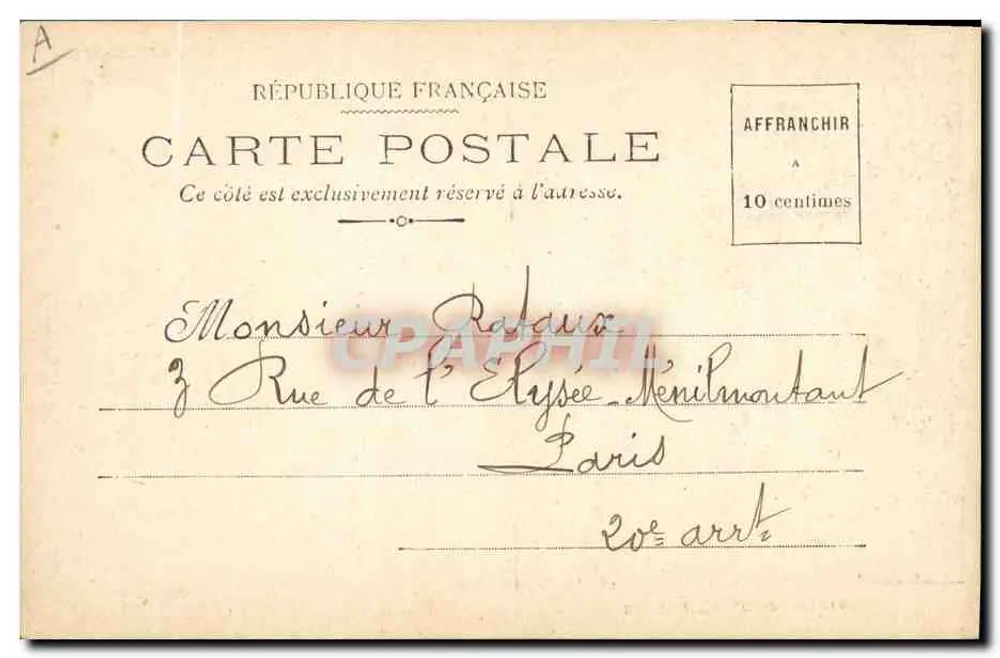 Dorf der Esquimaux — Illustration von Louis Finké — Verlag Cartes Postales Françaises - Rückseite