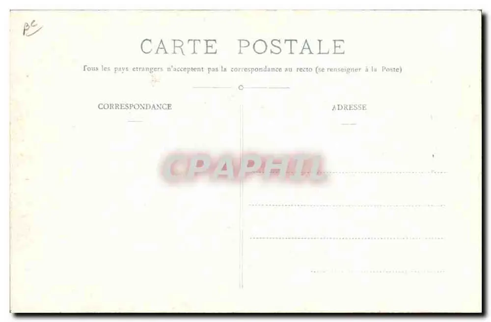 Paysannes do Cantal — A Auvergne — editor Charles Hada (Lozère) n°431 - Verso