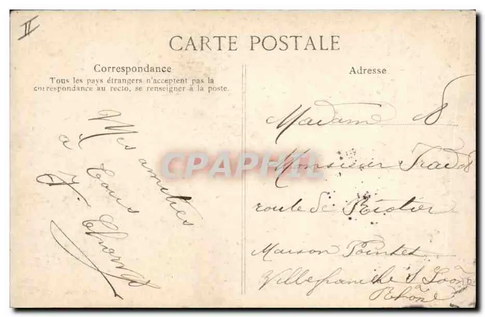 Grupo de músicos e dançarinos — Canção da Auvergne — Editor ELD, n° 1204 - Verso