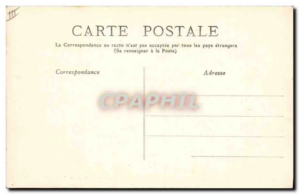 A Bourrée d'Aubergne — cena de café — M. Licardies, café e vinhos, 1899 — I.L. n°2052 - Verso
