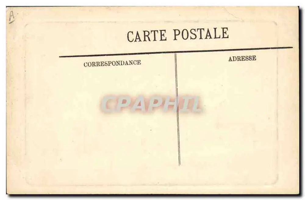 Uma fiandeira — Auvergne — M.B. Le Puy - Verso