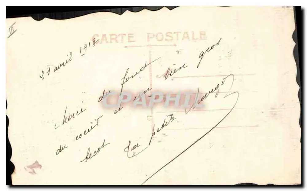 Arranjo de margaridas — lembrança de amizade — Marguerite Bonlieur - Verso