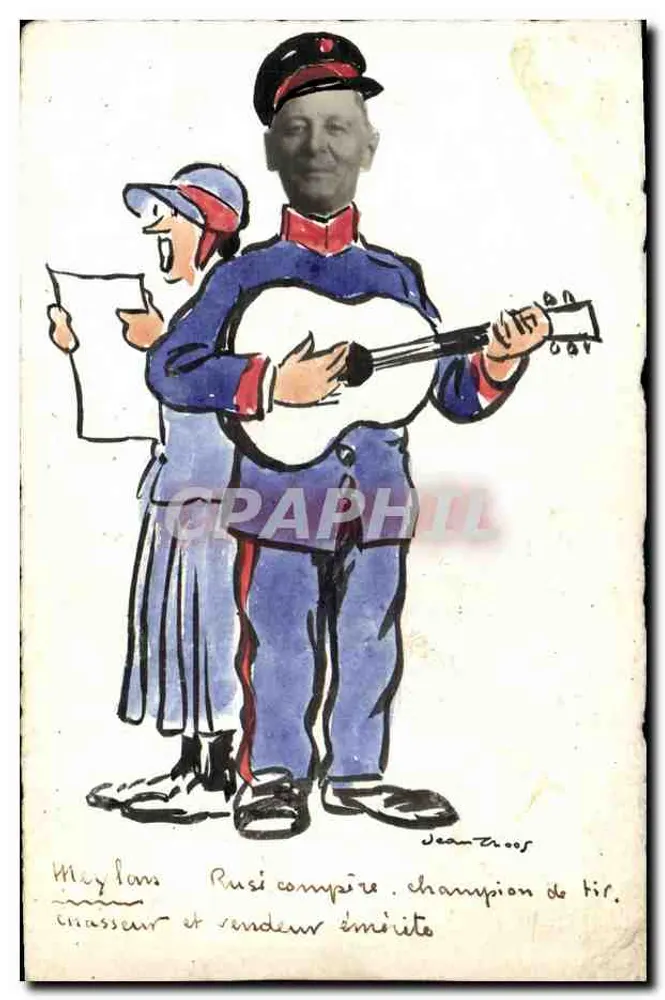 Meylan — Rusi compère, Schützenmeister — Jean Troofs - Vorderseite