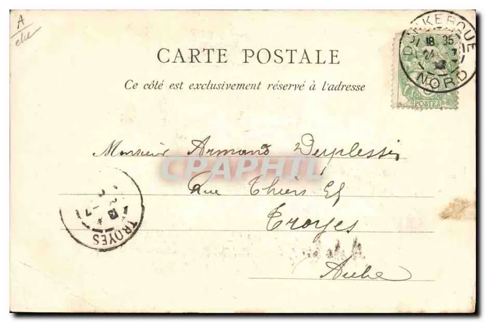 Dunkerque — Goélette Islandaise — Falcuy, Photo-Éditeur, Dunkerque, n°12 - Verso
