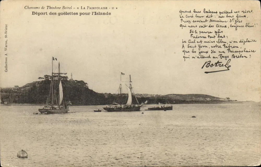 Abfahrt der Schoner nach Island — Lieder von Théodore Boitrel — Nr. 11 - Vorderseite