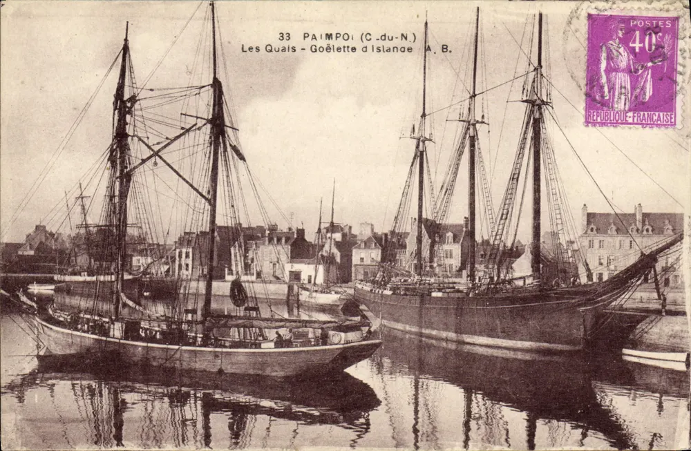 Die Quais - Goélette d'Islande — Paimpol (C.-du-N.) — A. B. - Vorderseite