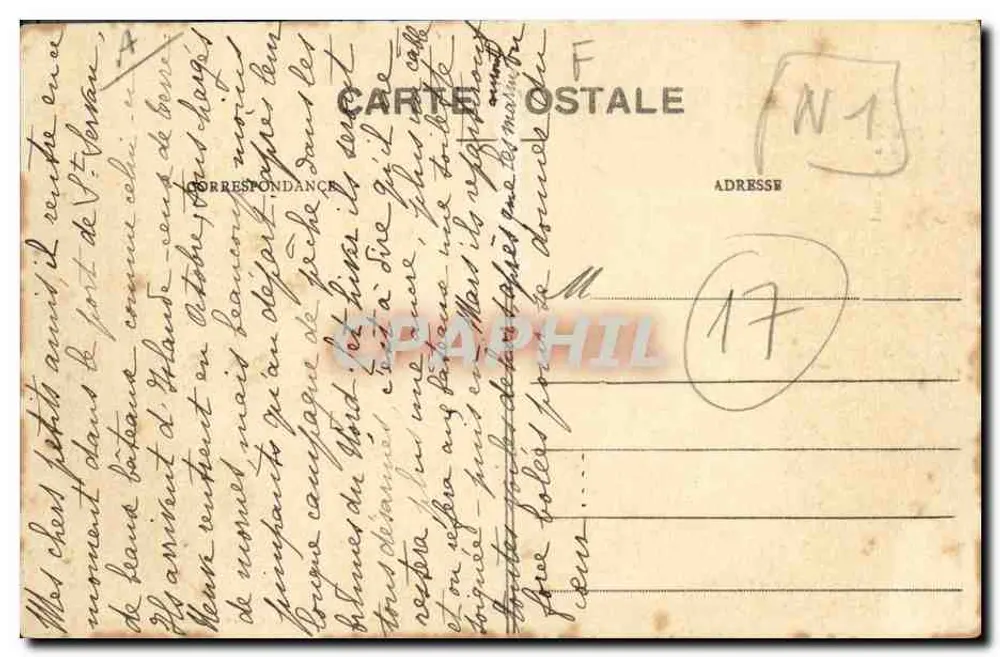 Segelschiff — Küste der Émeraude — St-Malo, G.F. n°2488 - Rückseite