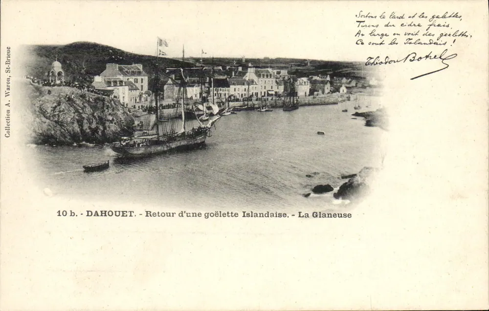 Dahouët — Rückkehr einer isländischen Schoner — La Glaneuse — Sammlung A. Waron, St-Briec - Vorderseite
