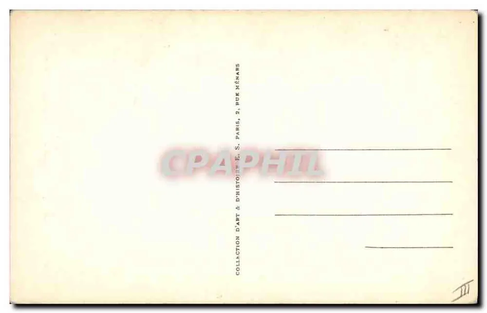 Charlotte Corday — Assassinato de Marat — Editora: Coleção de Arte & História E. S. Paris, n° 167 - Verso