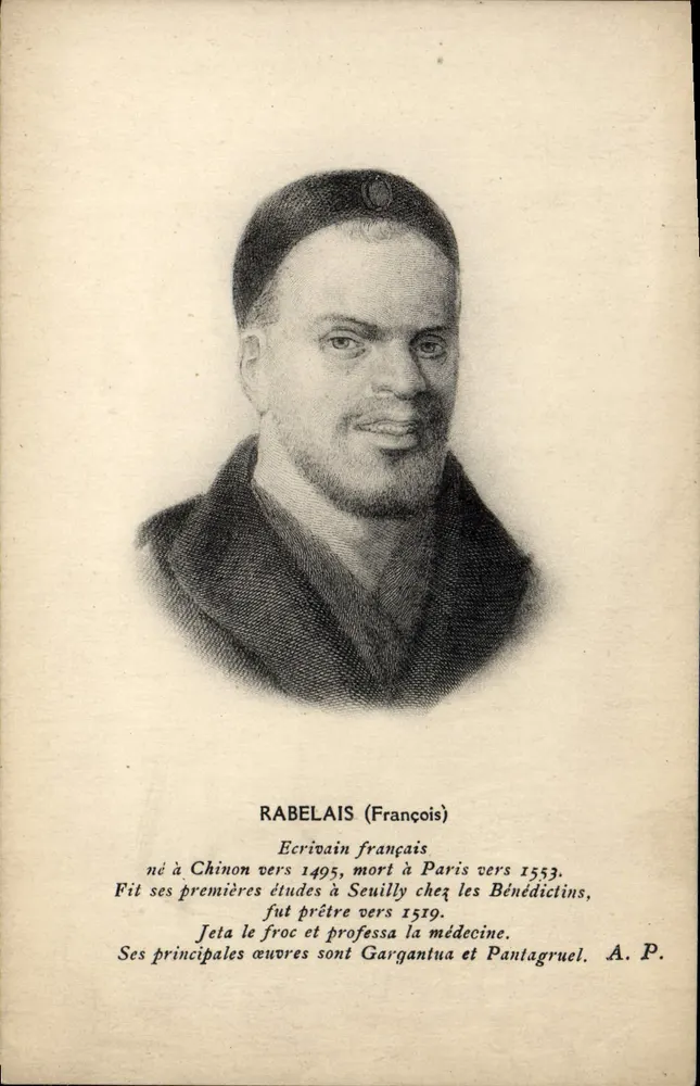 Rabelais (François) — escritor francês — A. P. - Frente