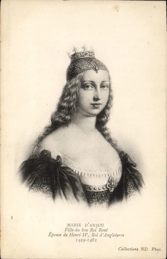 Marie d'Anjou — Ehefrau von Henri IV, König von England (1429–1482) — Collections ND. Phot. - Vorderseite