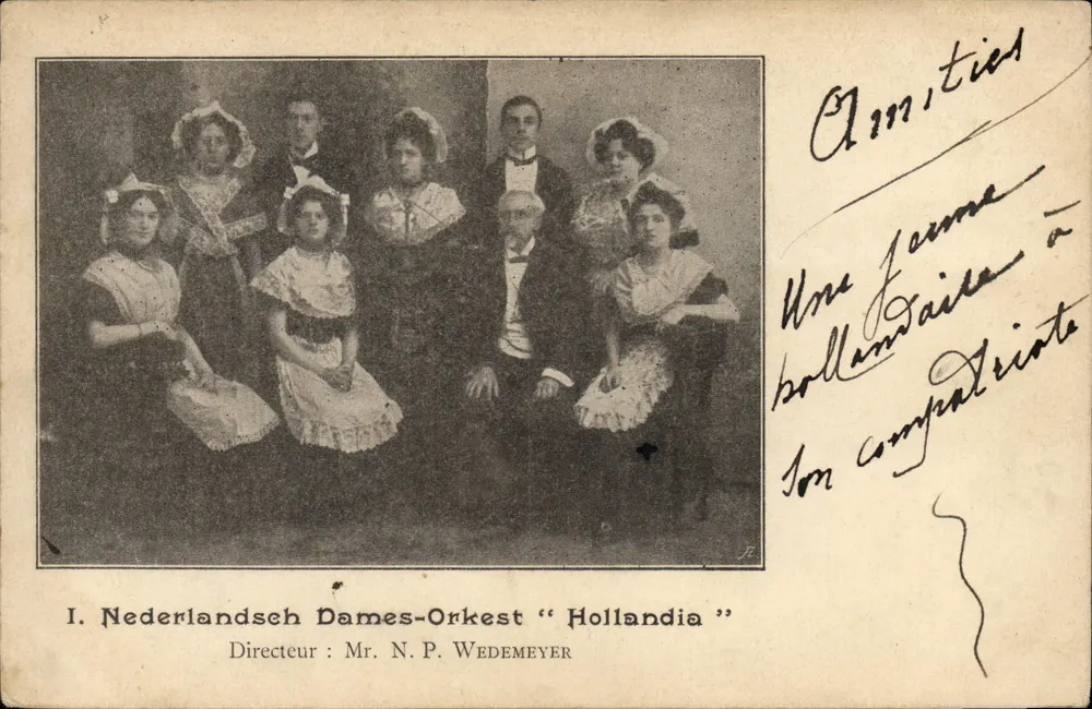 Nederlandsch Dames-Orkest "Hollandia" — Direktor Herr N.P. Wedemeyer — Verlag J.P. - Vorderseite