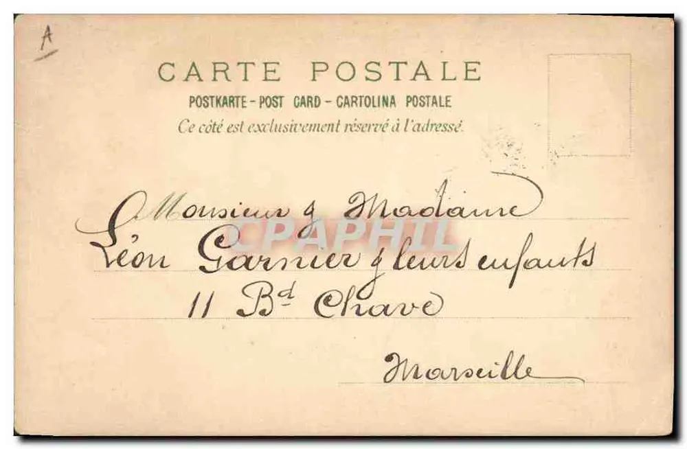 Chercheur de bonheur — enfant ailé jouant de la flûte à côté d'un escargot — éditeur SAMARITAINE — Nouveautés — MARSEILLE - Rückseite