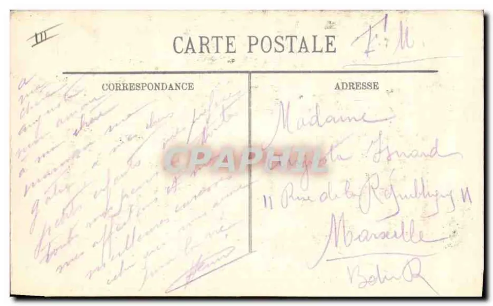 Marokkanische Spahis durchqueren den Wald von Compiègne — LL. — Nr. 90 — KRIEG 1914-1915 - Rückseite