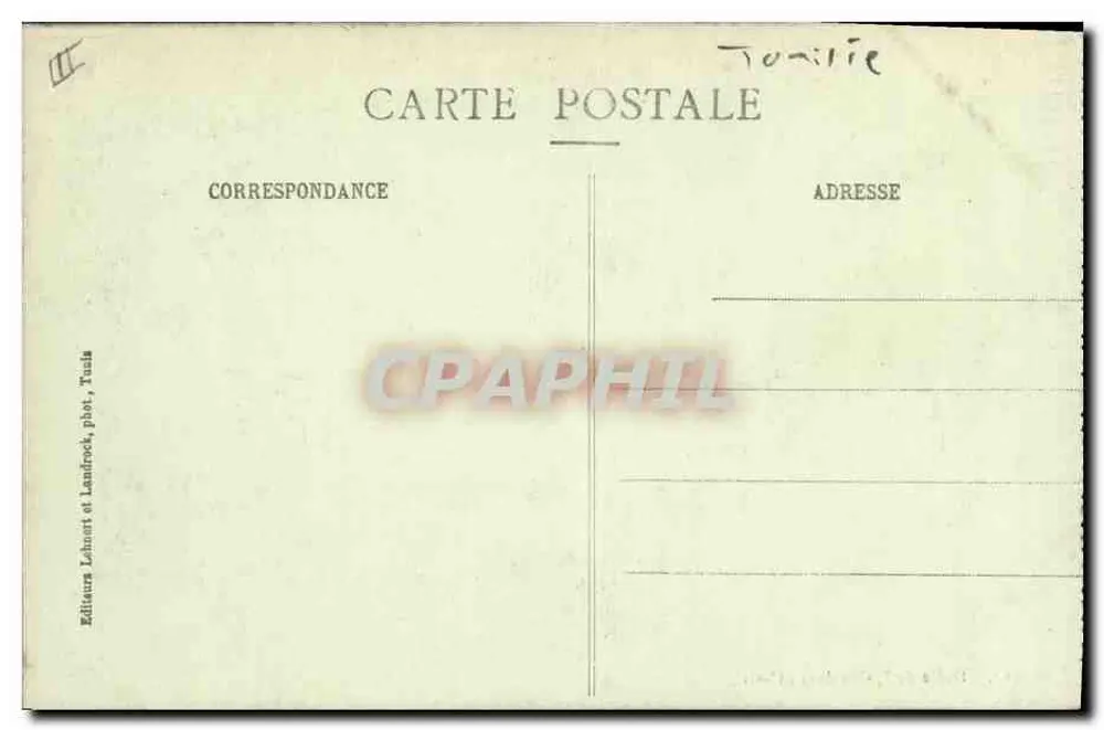 Desfile de Spahis na Oásis — Editora Lohnert e Landrock, n° 169 - Verso