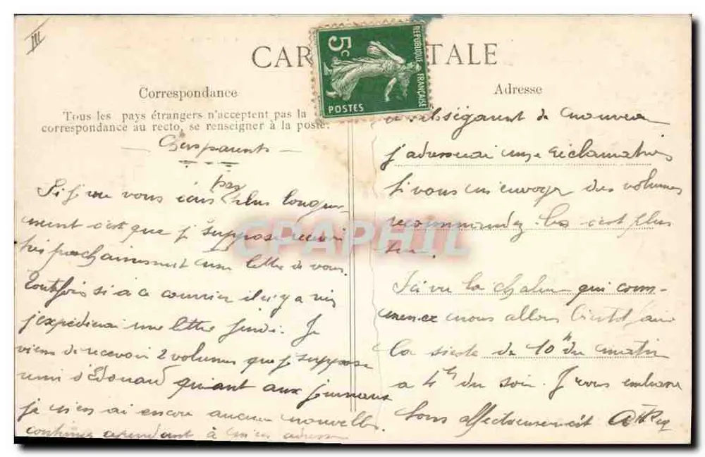 Argélia — Spahis no sul — Grand du Sior - Verso