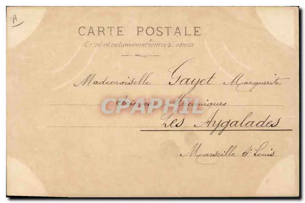 Ritratto di una giovane donna — D'Aubray, Parigi — S.I.P. n° 185/1 - Verso
