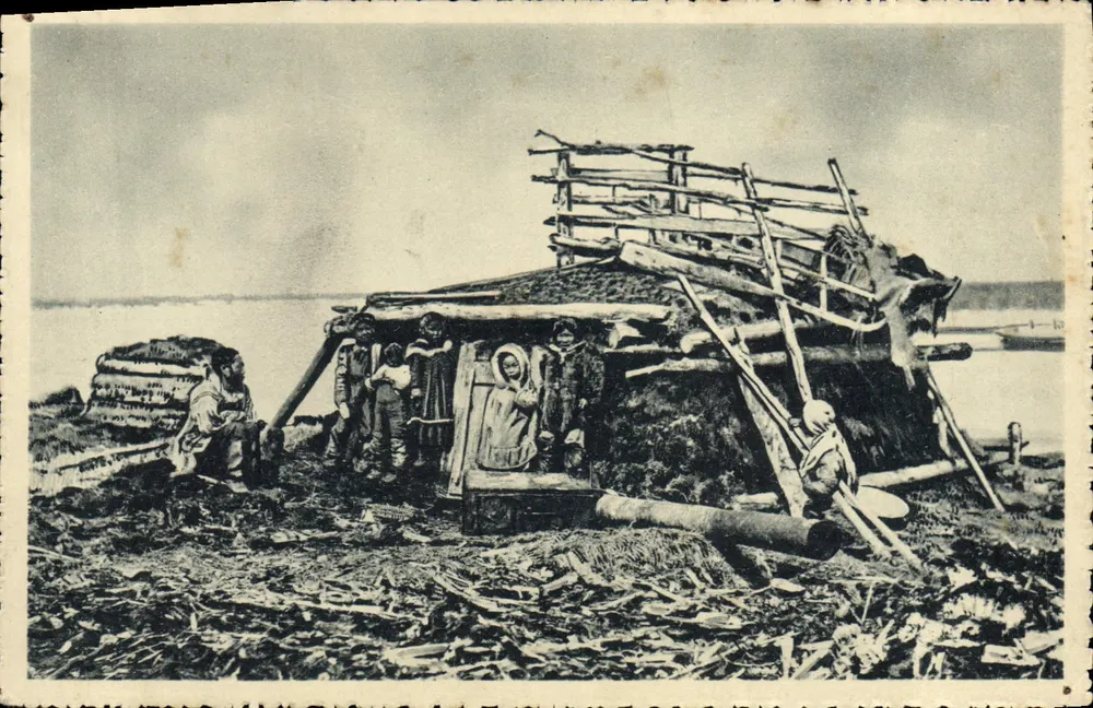 Alaska — Eishütte am Yukonfluss — Éd. Jésuites Missionnaires, Lyon - Vorderseite