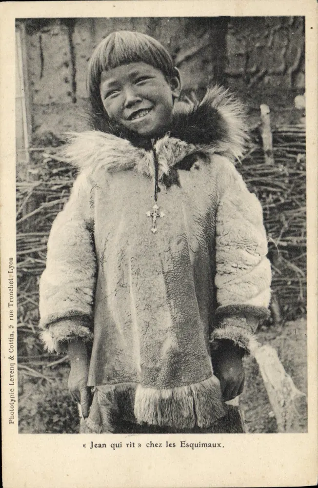 « Jean, der lacht » unter den Inuit — Phototypie Lerevq & Cottin, 9 rue Tronchet, Lyon - Vorderseite