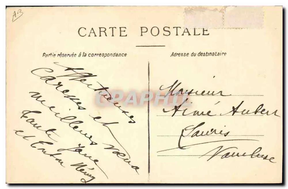 Autorennen — Frohes Neues Jahr — D. Caputti - Rückseite
