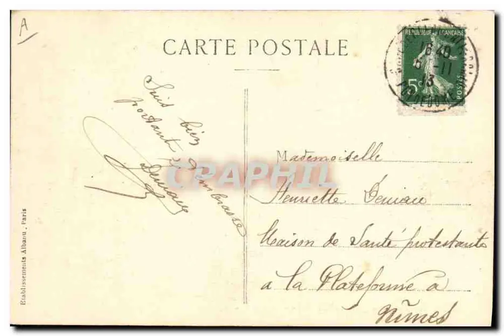 Tipos e costumes da Auvergne — 33. A Bourrée - Verso