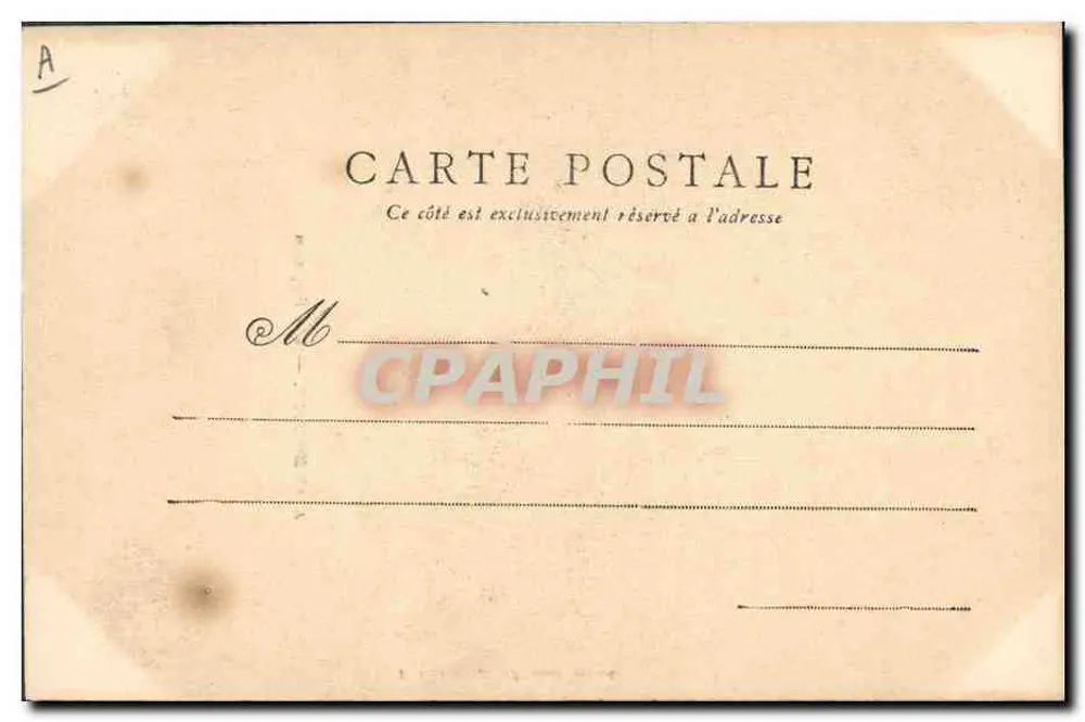 Auvergne — Um Camponês — P. Juliot, editora Clermont-Ferrand - Verso