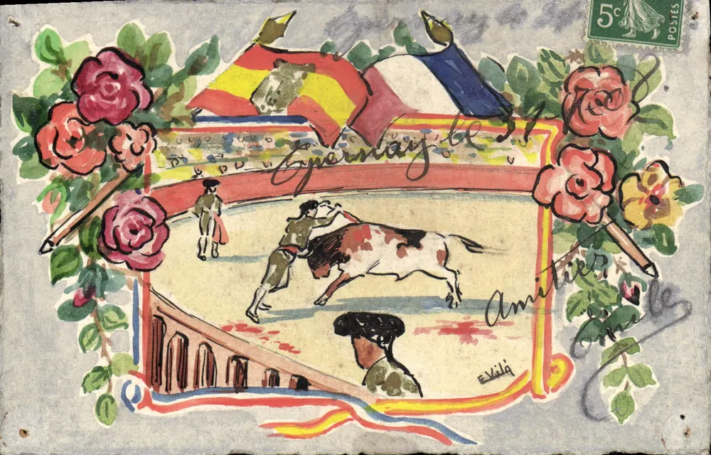 Corrida in Épernay — Verlag Elvila, n°1249 - Vorderseite