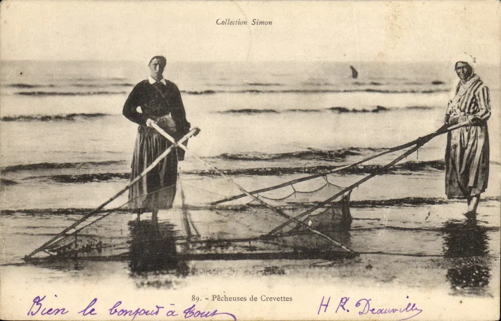 Pescadoras de Camarões — H.R. Deauville — Coleção Simon n°89 - Frente