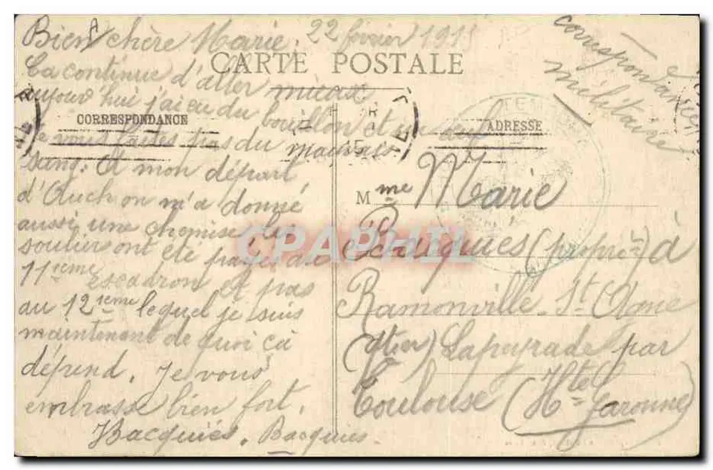 Gravelines - Petit-Fort-Philippe - Garnelenfischer — Photographie des Familles, Gravelines - Rückseite