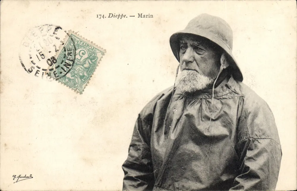 Dieppe — Marin — E. Yarchand, n°174 - Frente