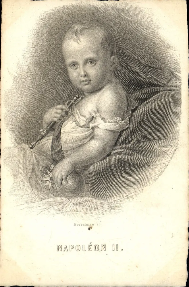 Napoleon II — Kind — gravering van Busselmann sc. - Voorkant
