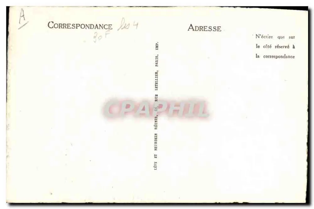 Napoleon II, Francois-Charles-Joseph — Herzog von Reichstadt — Verlag Levy und Neurardin Vereinigt, Paris - Rückseite