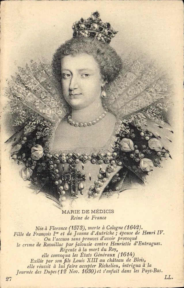 Marie de Médicis — Königin von Frankreich — LL. n°27 - Vorderseite