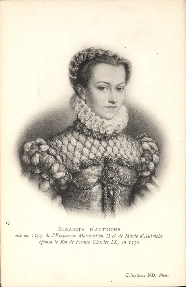 Elisabeth da Áustria — retrato — Coleções ND. Fot. n°17 - Frente