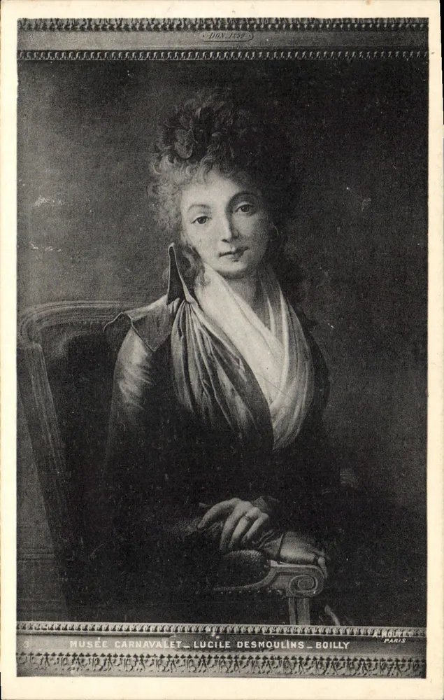 Lucile Desmoulins Boilly — Retrato no Museu Carnavalet — editor DOY 1899 - Frente