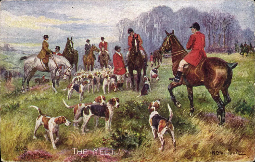 The Meet — Schweinjagd — N. Dyhman & Co. - Vorderseite