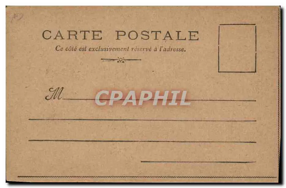 Caça a cavalo — salto de obstáculos — "Mes Cartes Postales" R. De Frenne - Verso