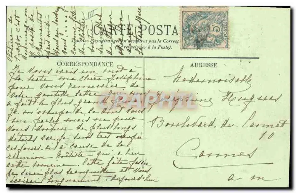 Kolonialausstellung Marseille 1906 — Algerische Spahis — LL - Rückseite