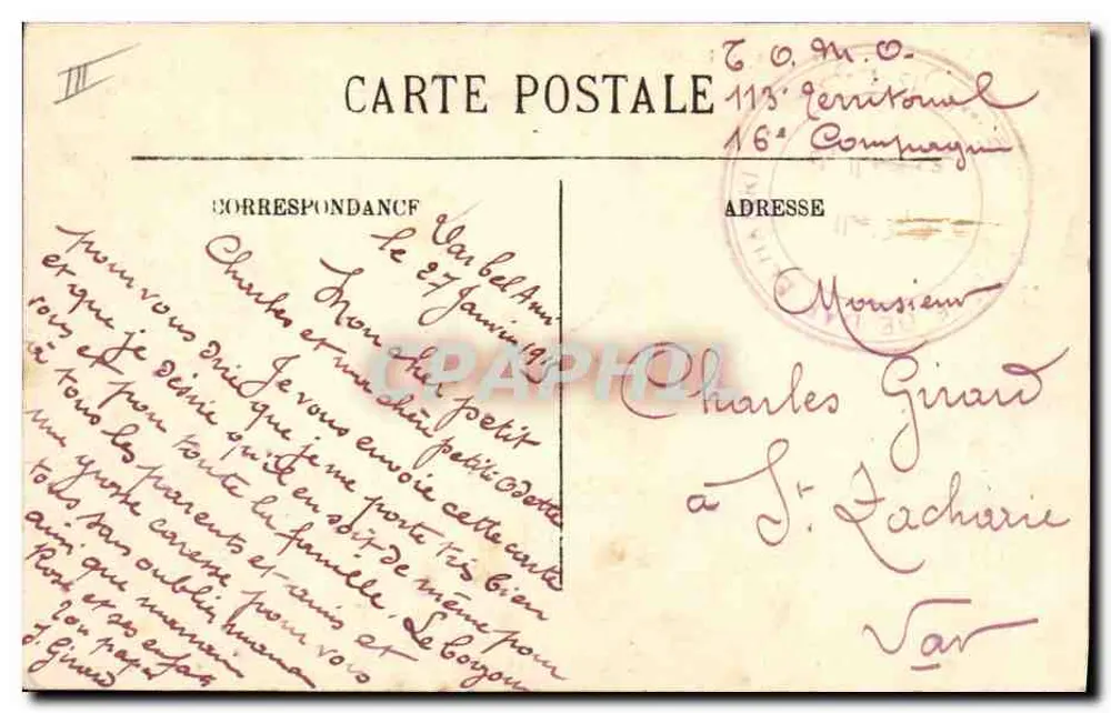 Méharistas — Colección Ideal F. S. — n° 305 - Reverso