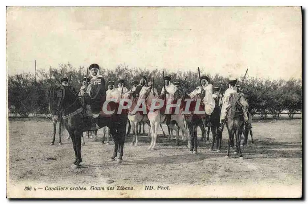 Arabische Reiter. Goum der Zibans — ND. Foto. — n° 396 A - Vorderseite