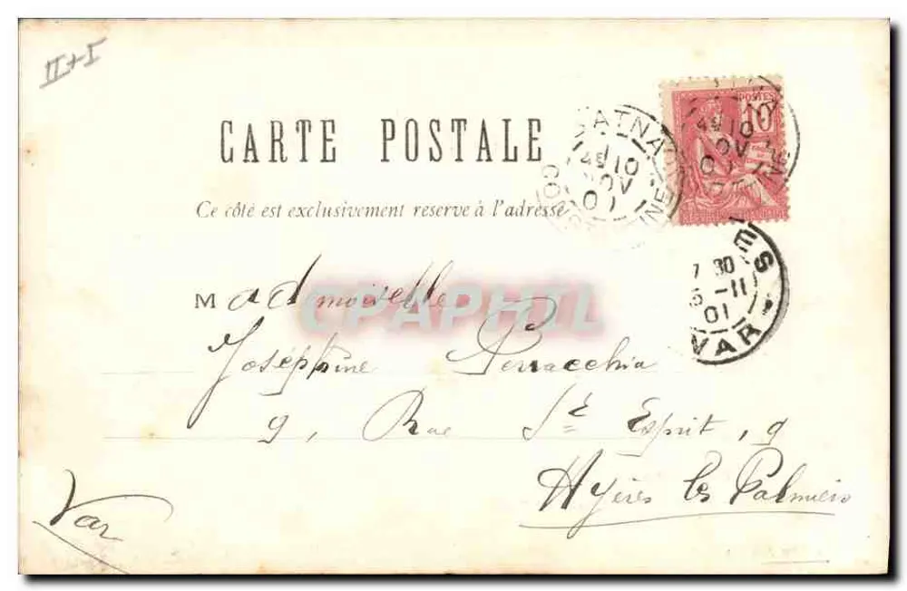 Große Fantasia — Algerien — J. Geiser, Foto. Alger, Nr. 70 - Rückseite