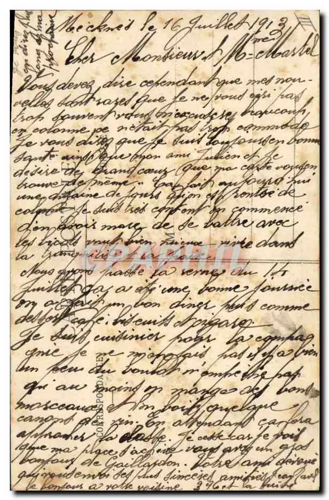 Die Spahis — Die französische Armee in Marokko — M. Kerambrun und P. Cousin, Verleger, Rabat - Rückseite