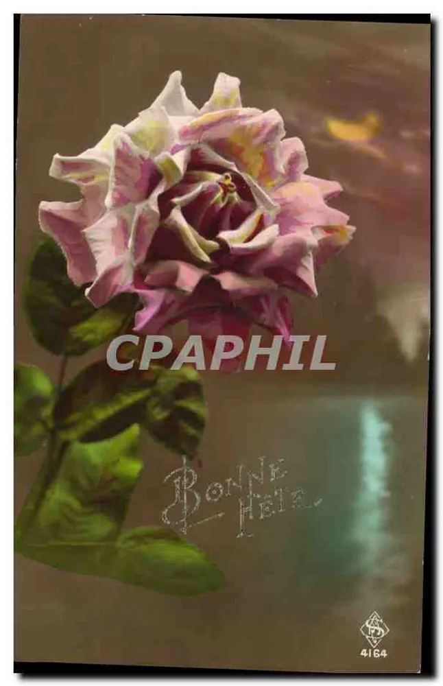 Rosas com motivos — Bonne Hêle — editor S. & S. n° 4164 - Frente