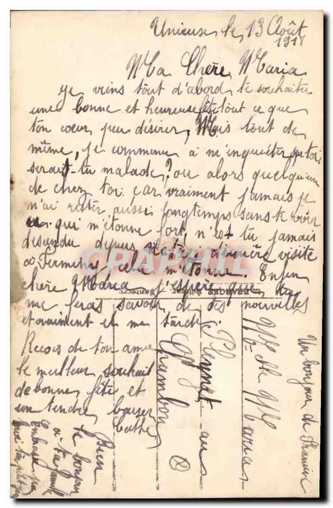 Rosas com motivos — Bonne Hêle — editor S. & S. n° 4164 - Verso