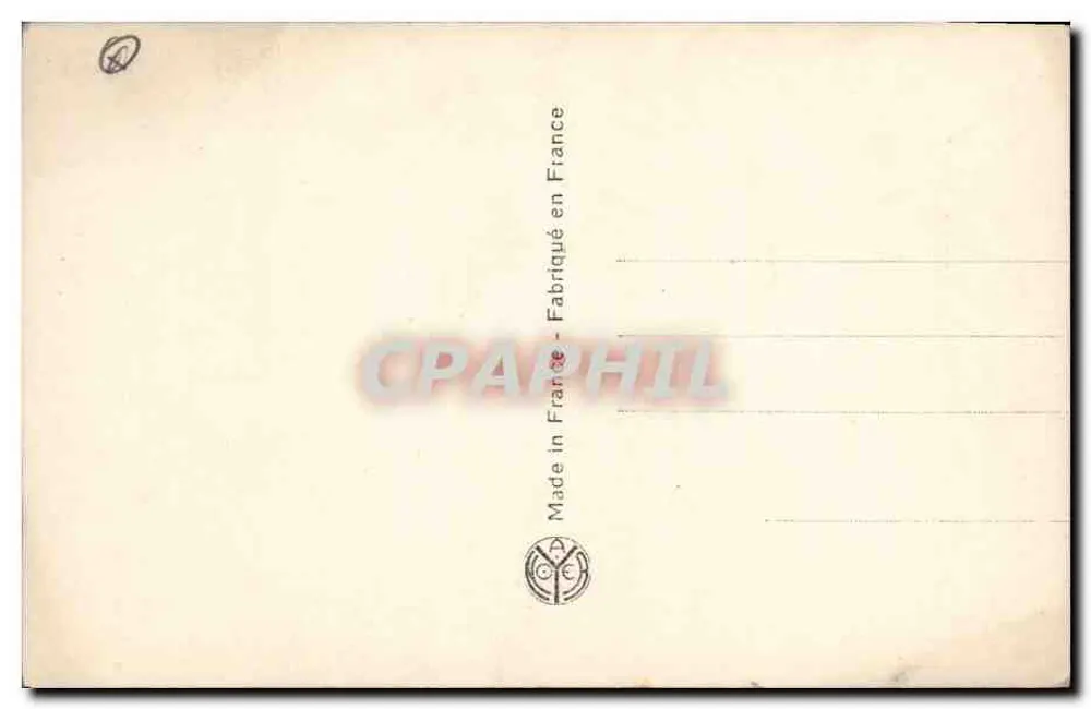 Paisagem invernal com casa — edição de Prague Noter, n° 4715 - Verso