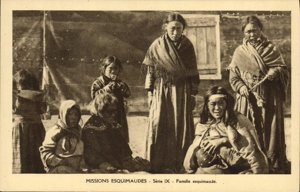 Inuit-Familie — Inuit-Missionen — Serie IX — Verlag: Inuit-Missionen - Vorderseite