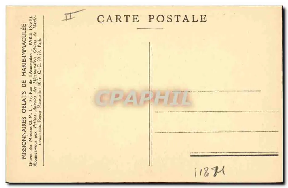 Inuit-Familie — Inuit-Missionen — Serie IX — Verlag: Inuit-Missionen - Rückseite
