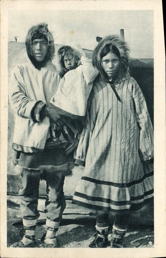 Eskimos der Inseln des Beringstritts — (Alaska) — Imprimeries Réunies de Nancy, Serie 7 - Vorderseite